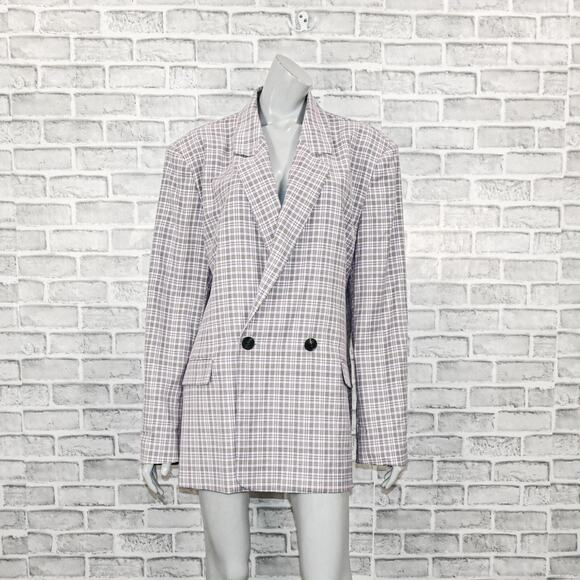 BLANCA Women's Oversize Jamie Blazer Jacket double breasted in lilac - Picture 4 of 10